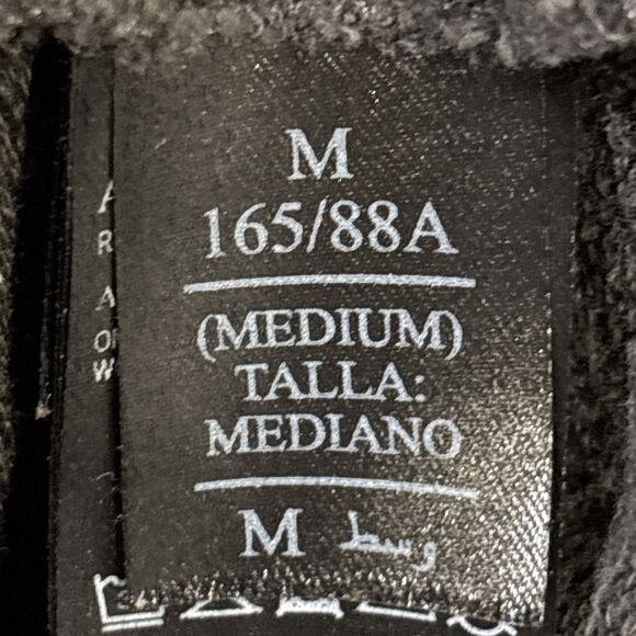 All Saints Ombre Stripes Lo Sweatshirt Women's Size Medium Gray Blue Pink Terry - Picture 13 of 14